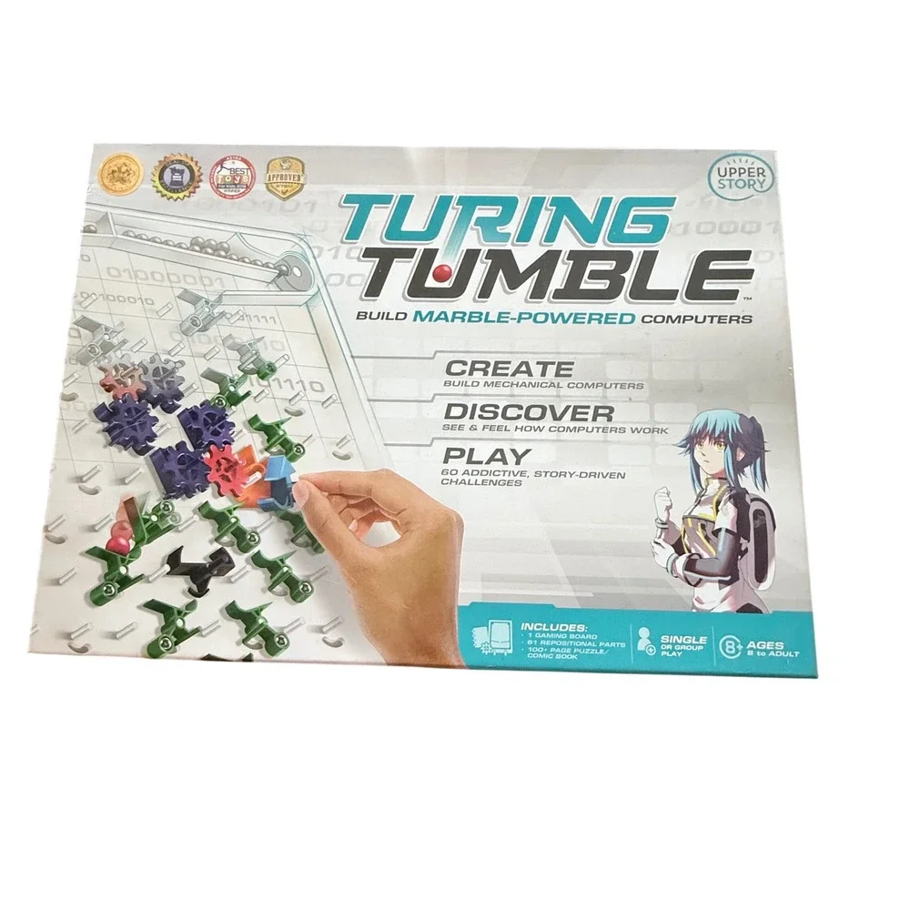 Upper Story Turing Tumble Build Marble-Powered Computers Logic Game STEM Kit